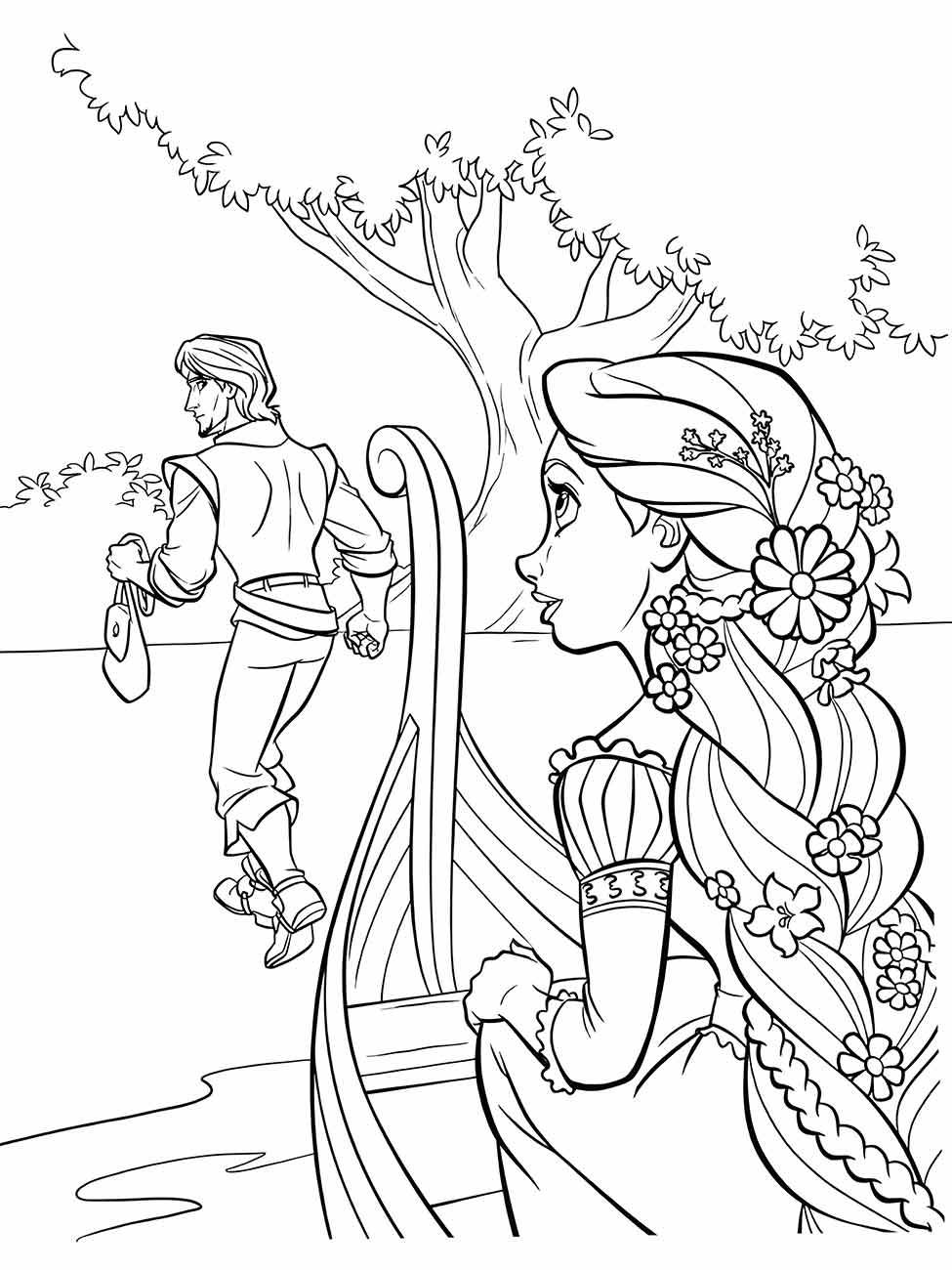 Rapunzel coloring page (35)