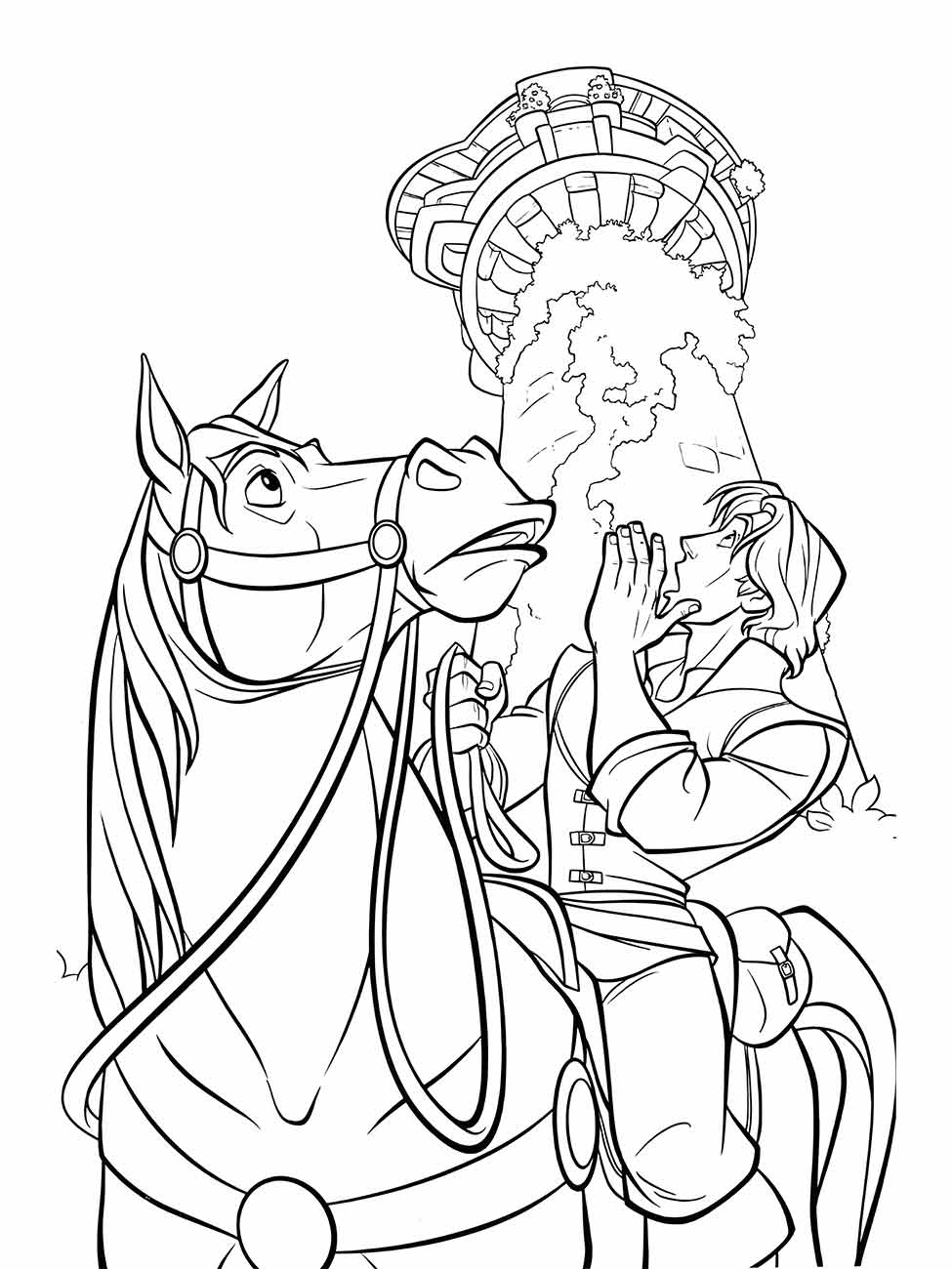 Rapunzel coloring page (39)