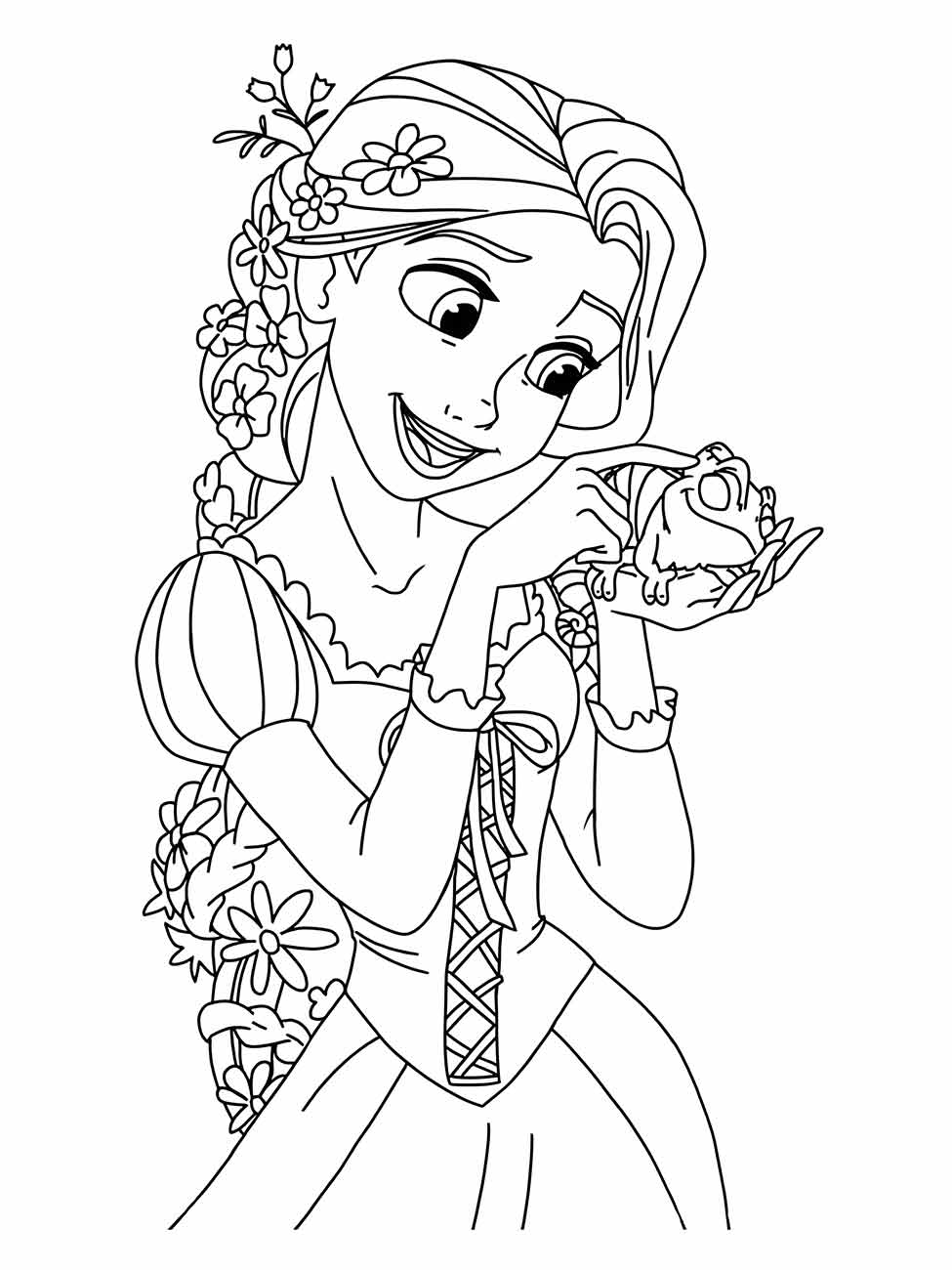 Rapunzel coloring page (42)