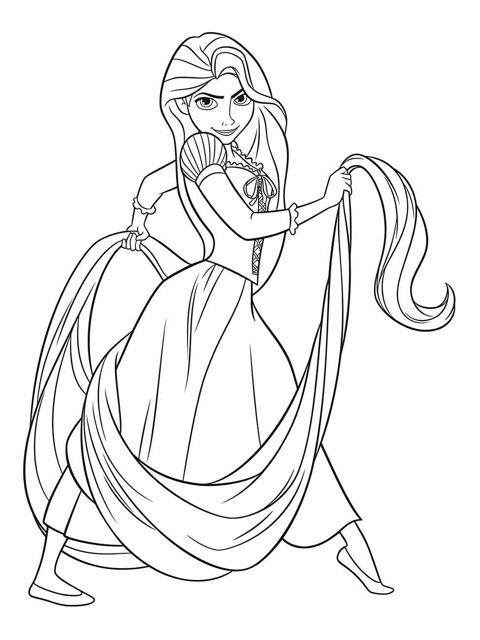 Rapunzel coloring page (44)