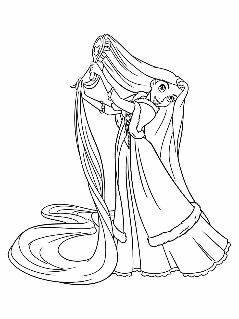 Rapunzel coloring page (45)