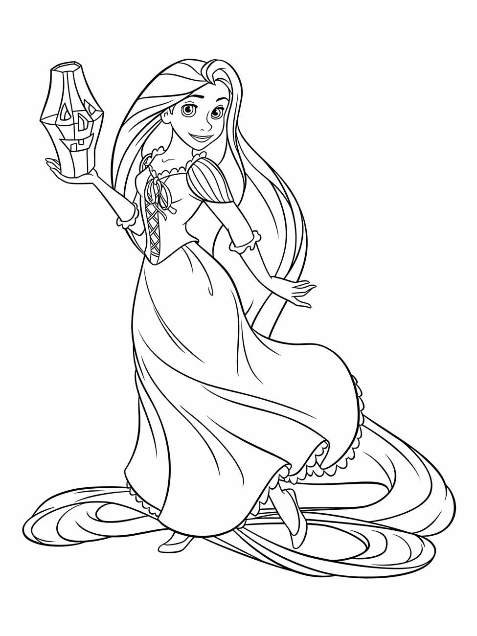 Rapunzel coloring page (47)