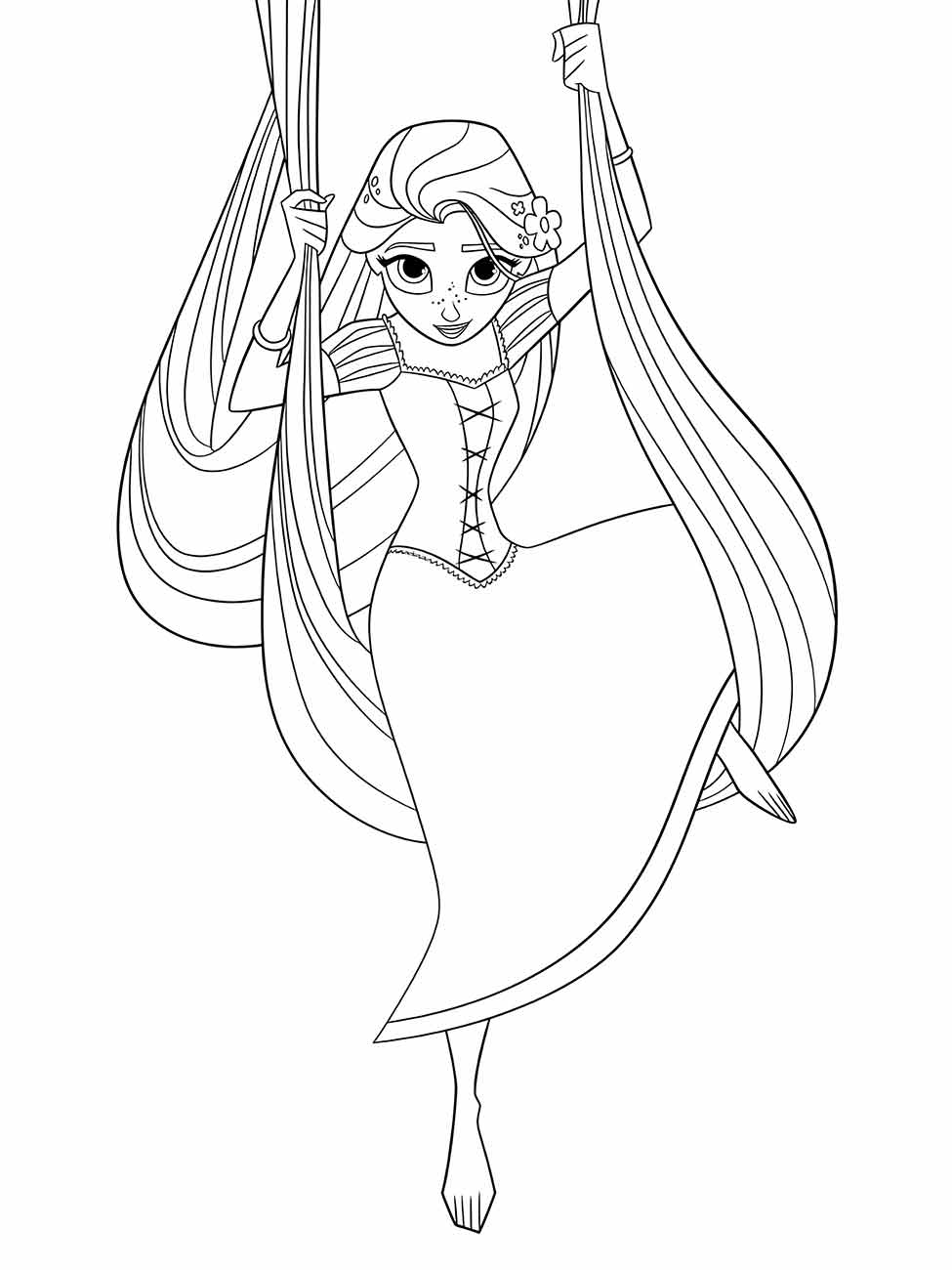 Rapunzel coloring page (48)