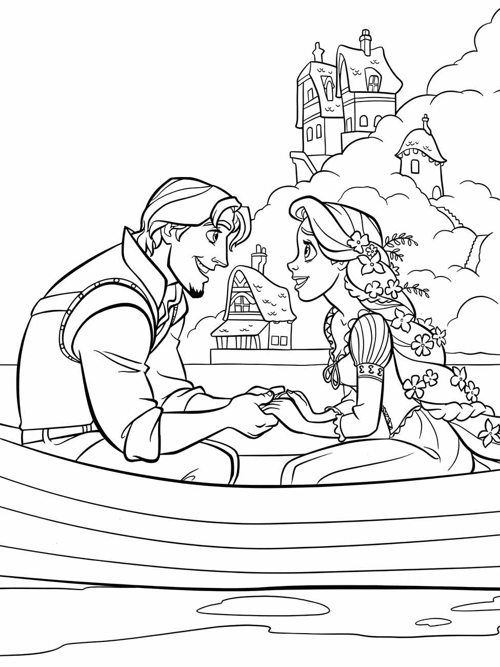 Rapunzel coloring page (5)