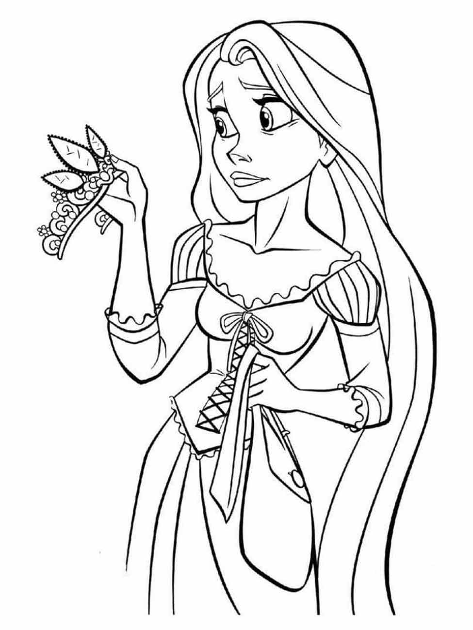 Rapunzel coloring page (52)