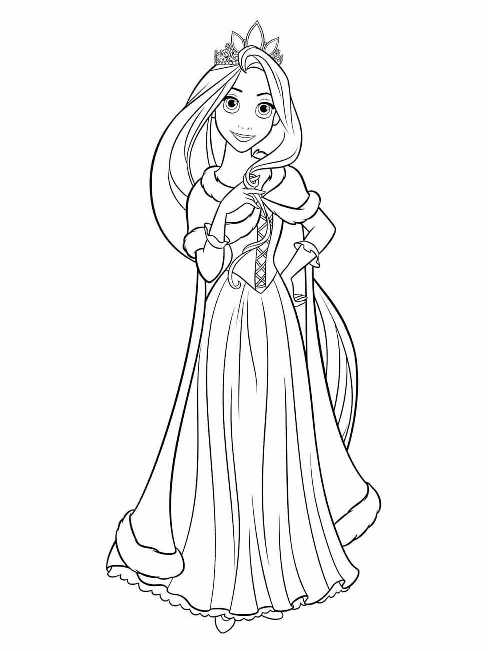 Rapunzel coloring page (54)