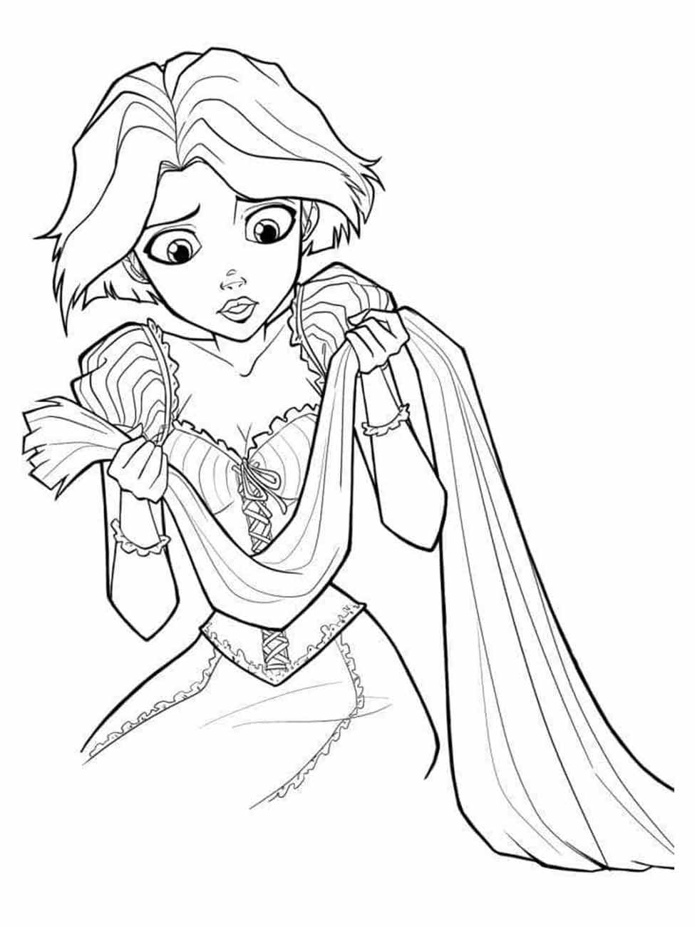 Rapunzel coloring page (55)