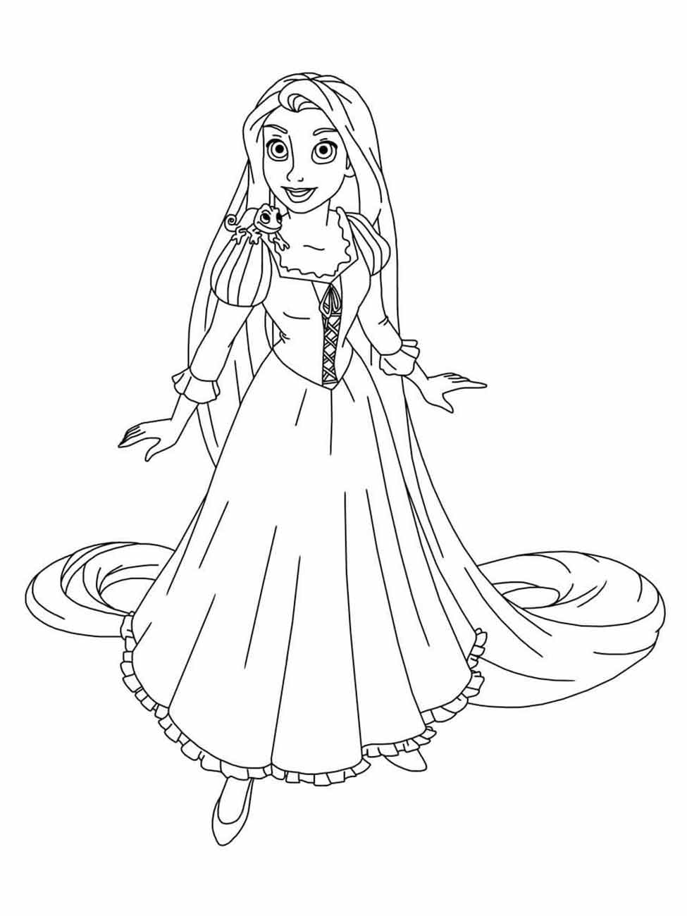 Rapunzel coloring page (56)