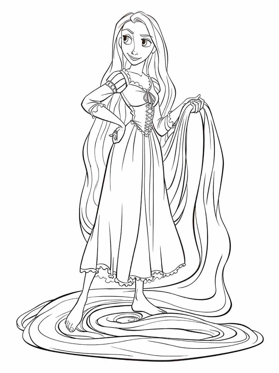 Rapunzel coloring page (57)