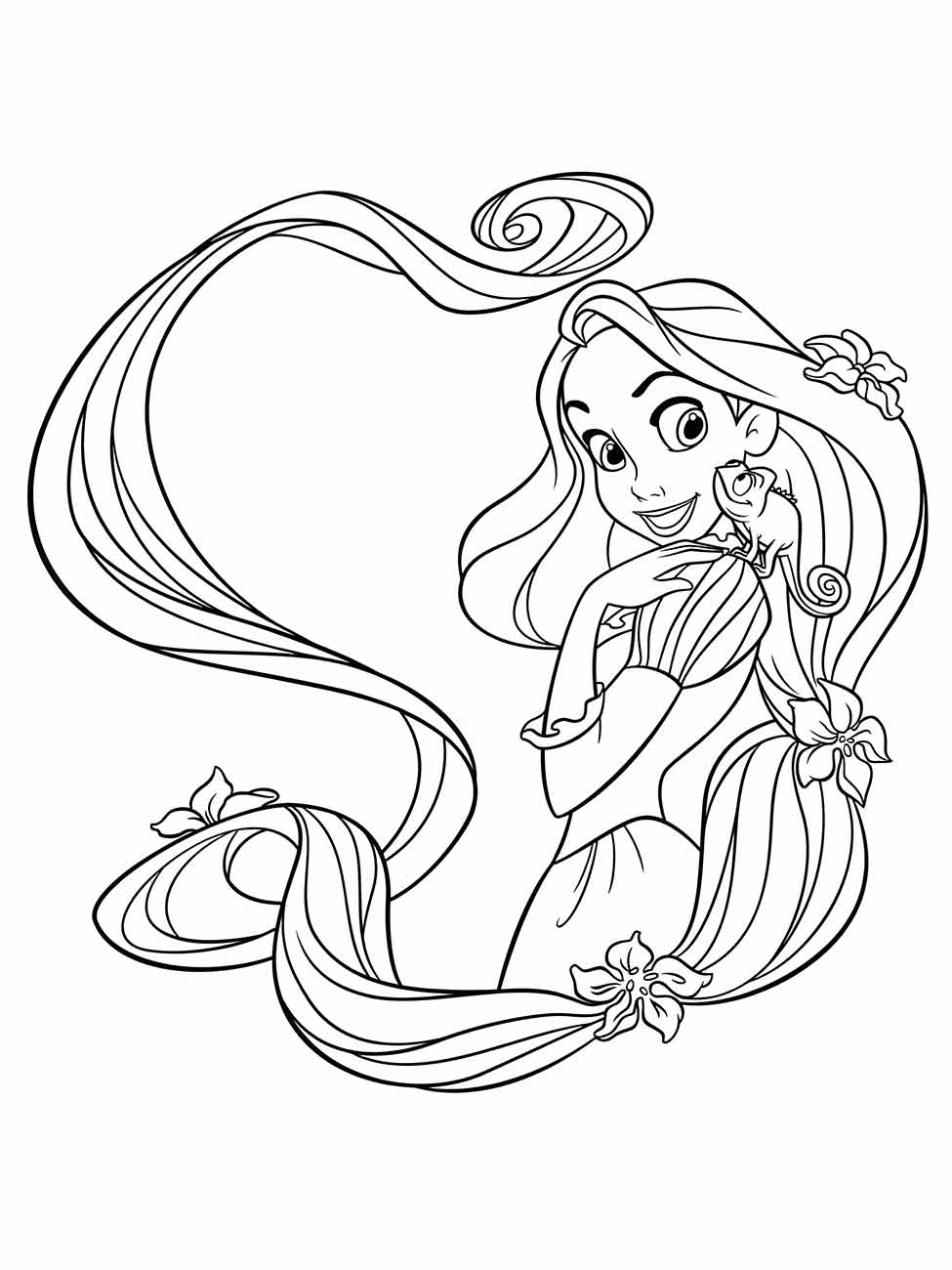 Rapunzel coloring page (59)