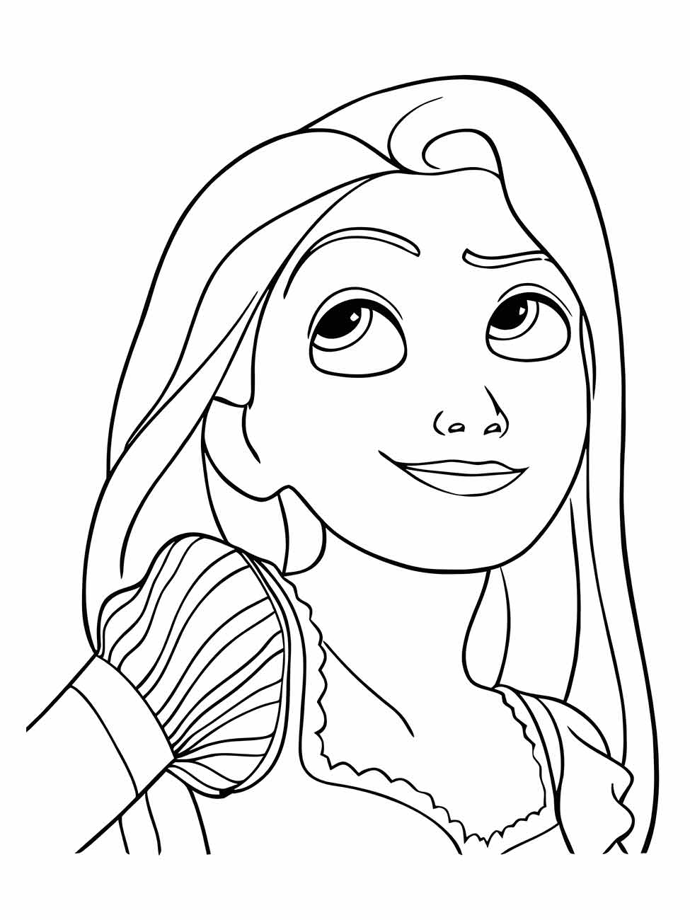 Rapunzel coloring page (60)