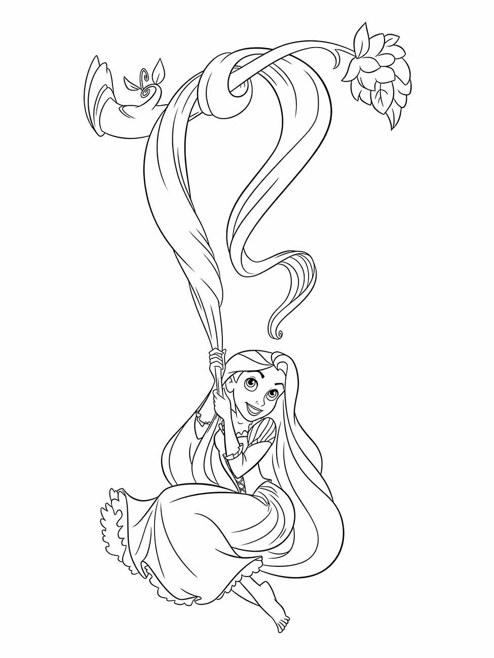 Rapunzel coloring page (61)