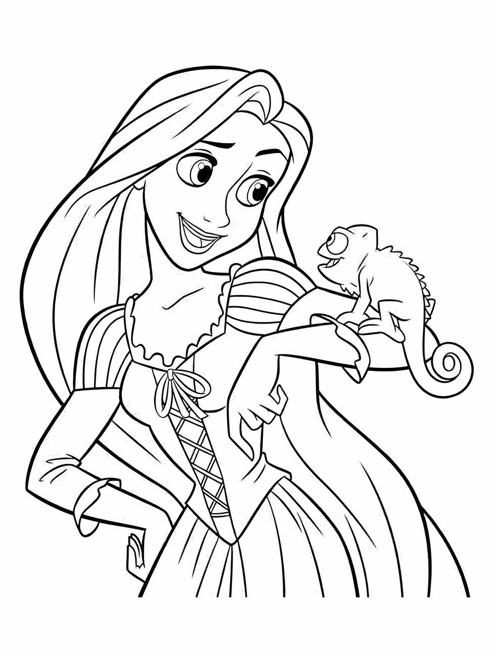 Rapunzel coloring page (67)