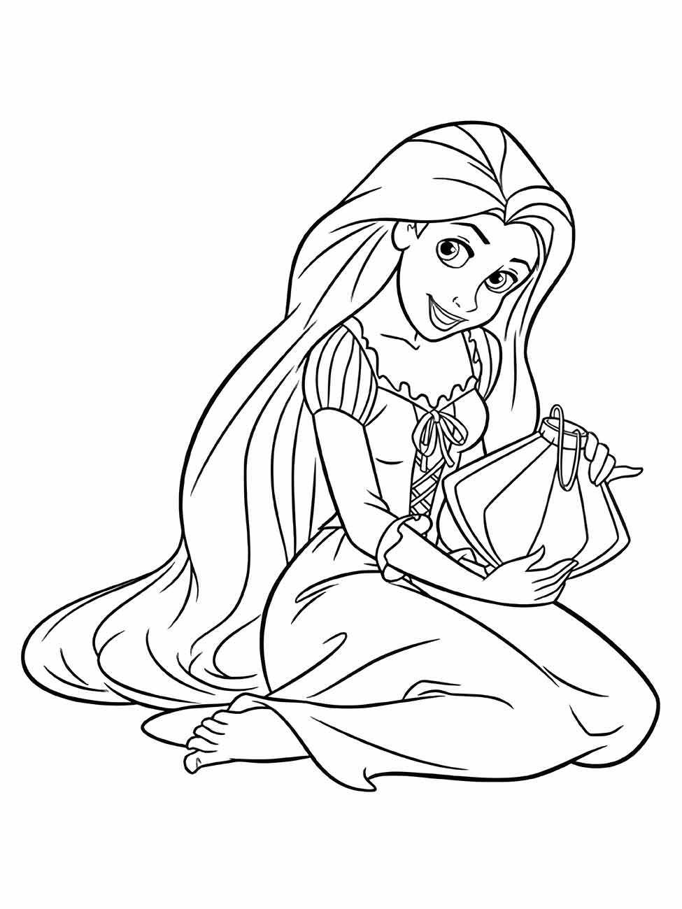 Rapunzel coloring page (70)