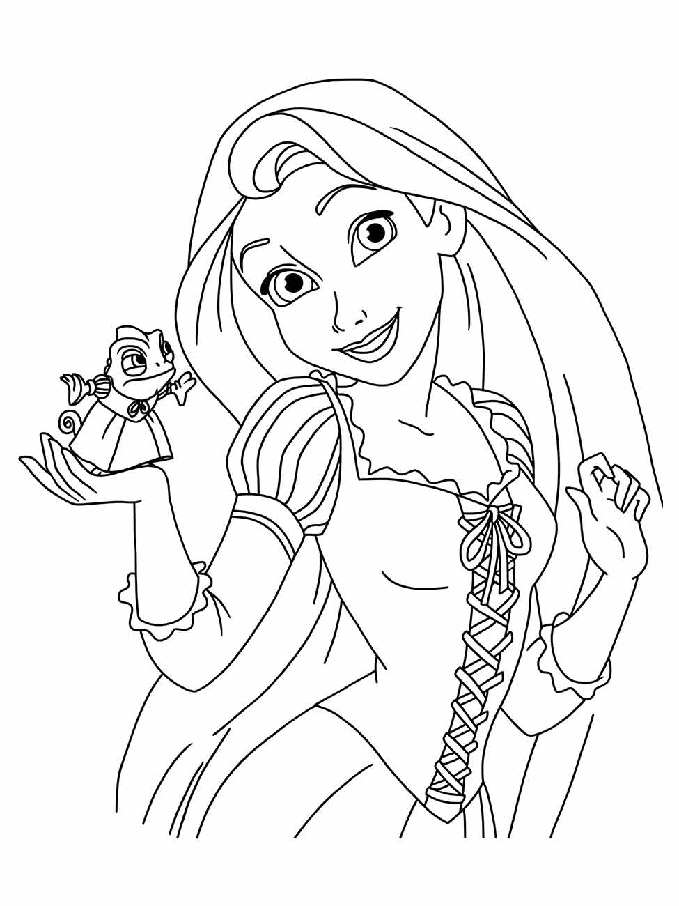 Rapunzel coloring page (71)