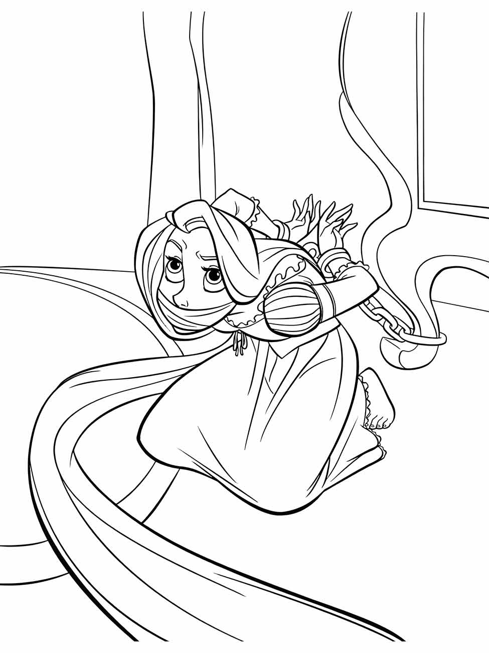 Rapunzel coloring page (72)