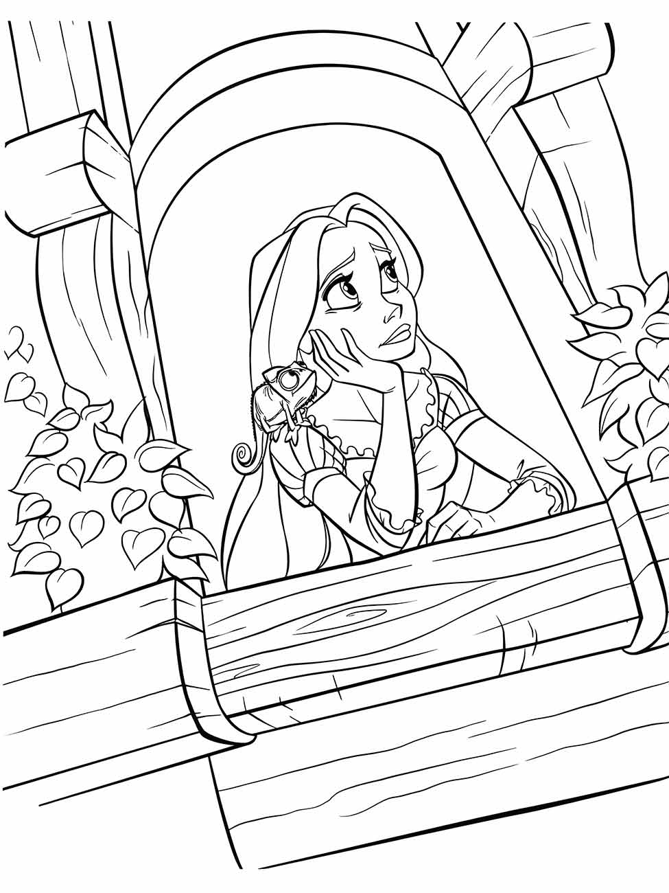 Rapunzel coloring page (77)