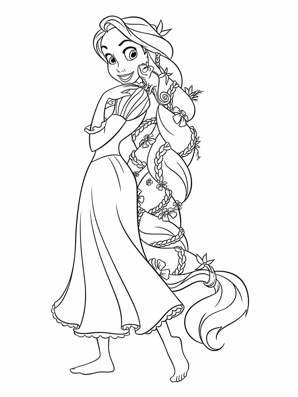 Rapunzel coloring page (78)