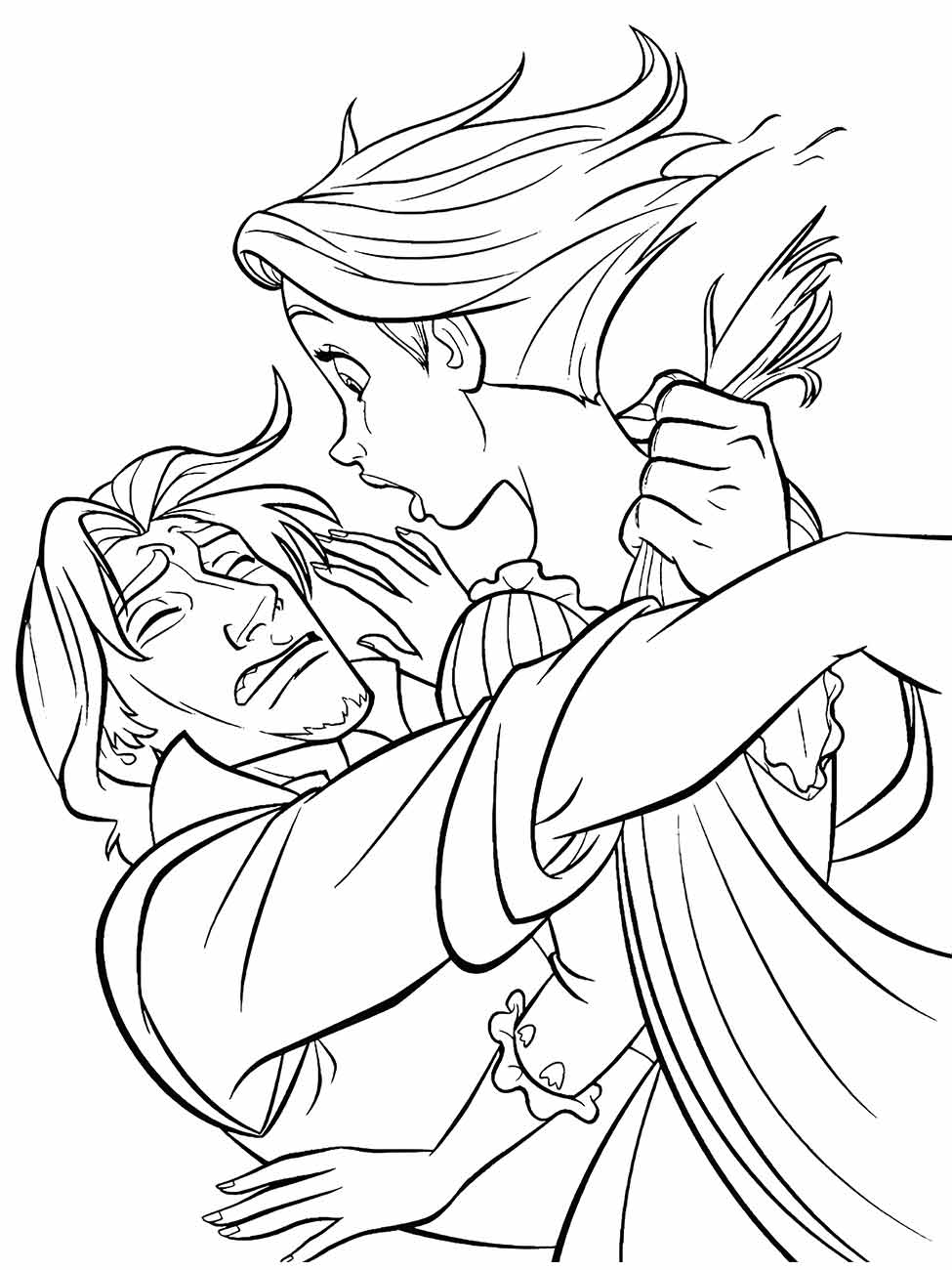 Rapunzel coloring page (8)