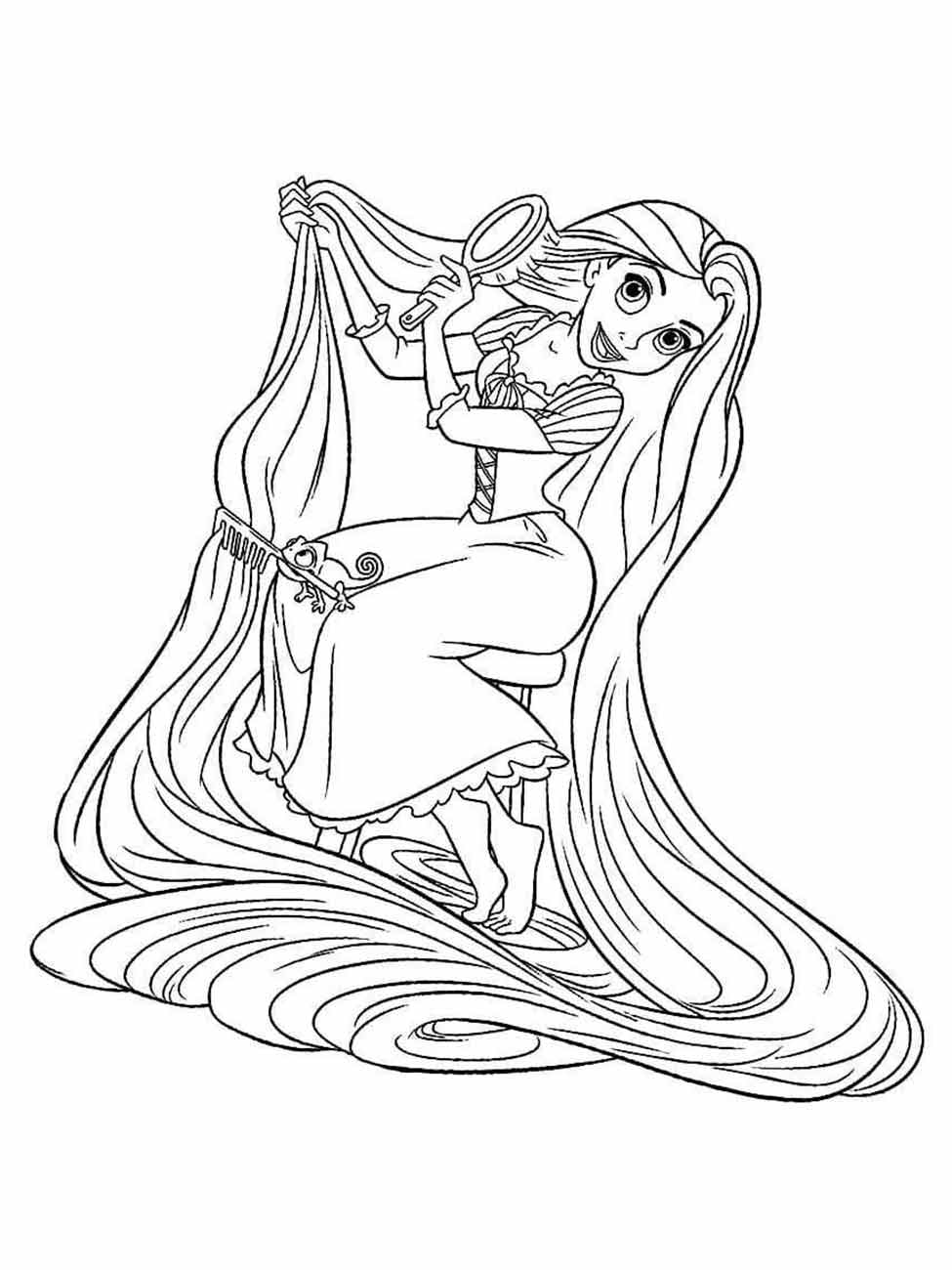 Rapunzel coloring page (81)