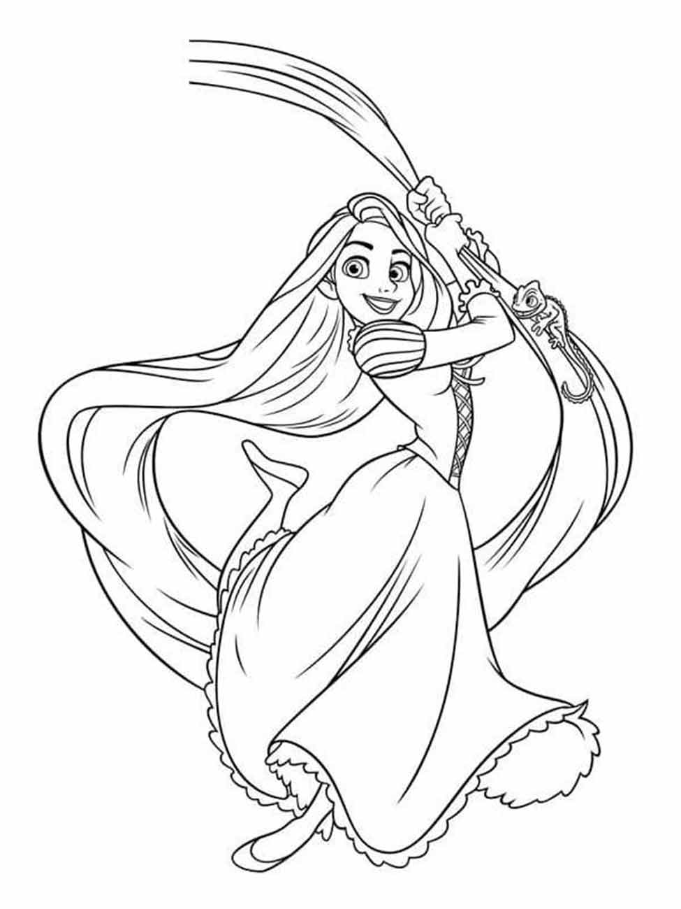 Rapunzel coloring page (82)