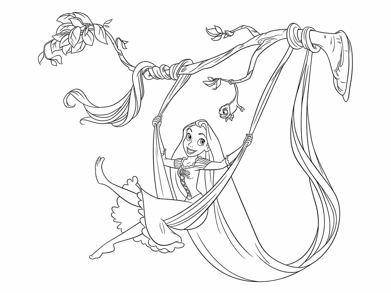 Rapunzel coloring page (83)