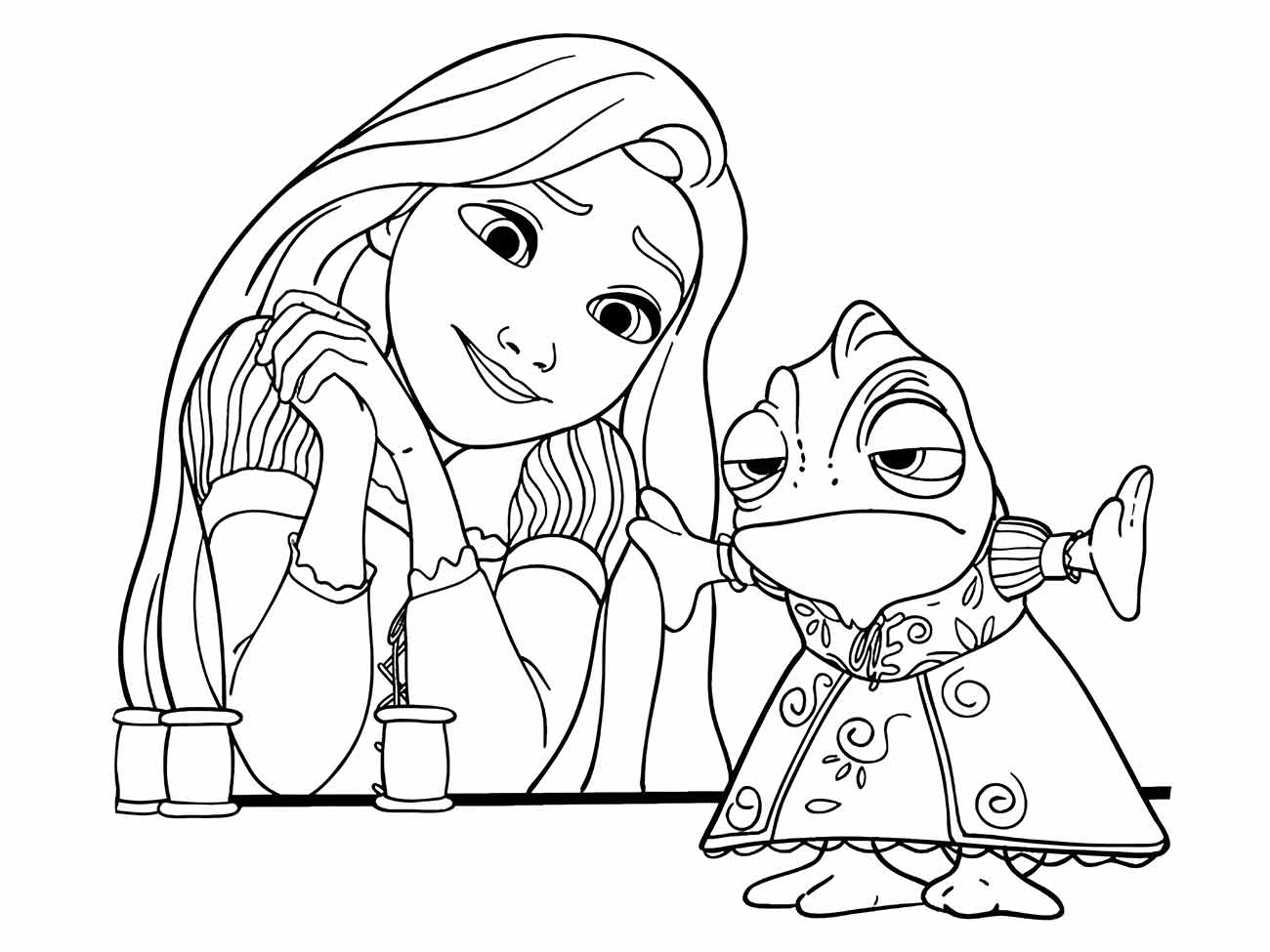 Rapunzel coloring page (84)