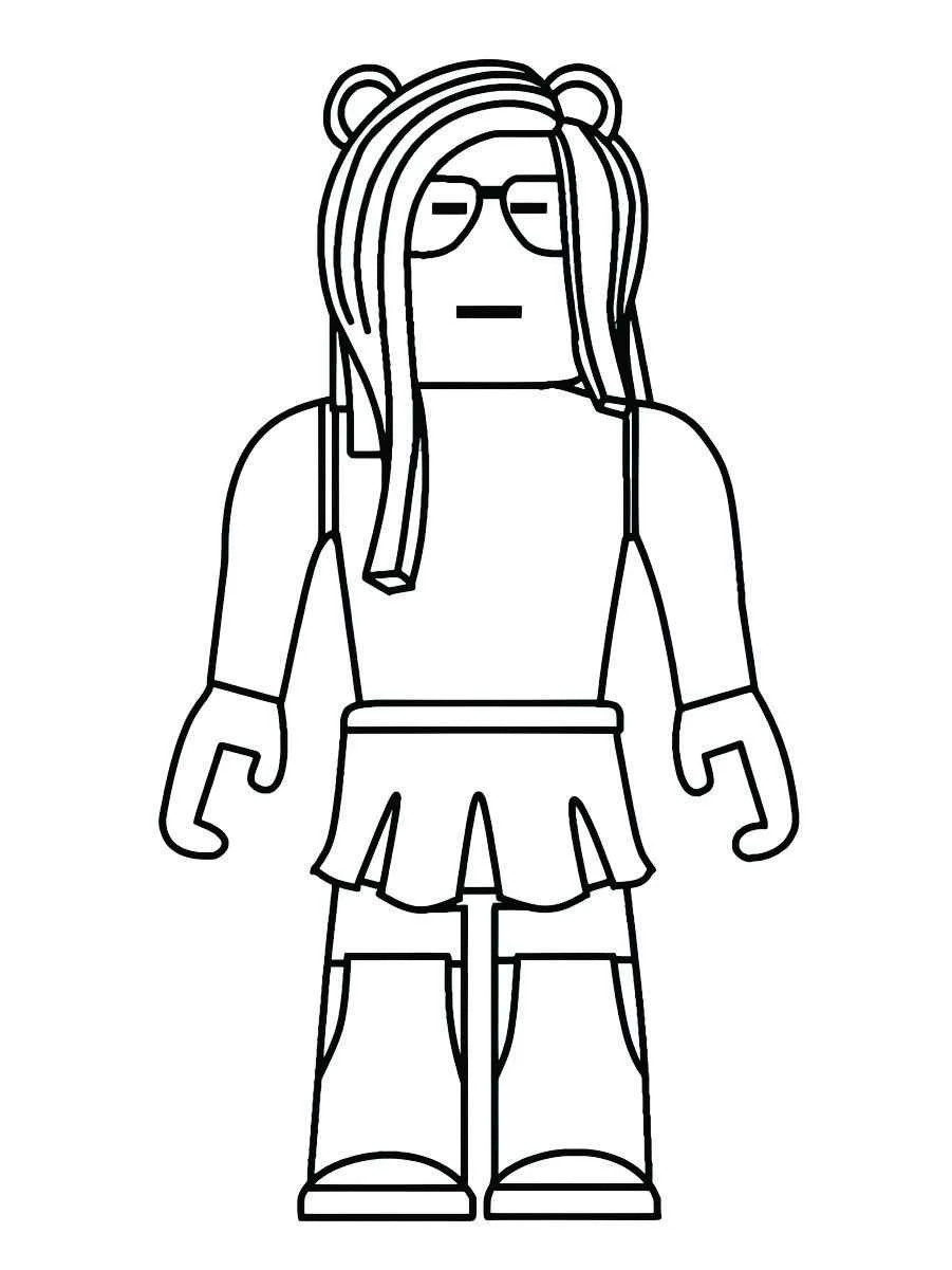 Roblox coloring page (11)