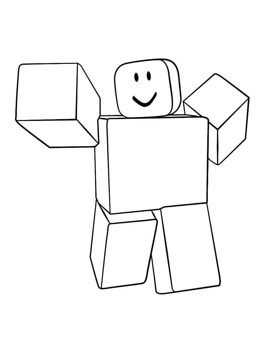 Roblox coloring page (4)