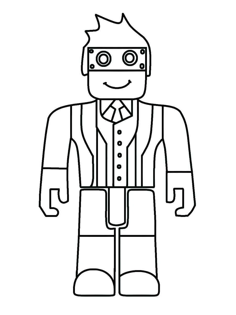 Roblox coloring page (5)