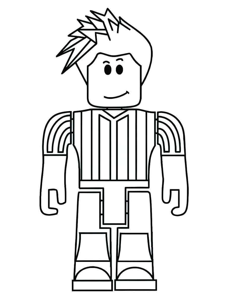 Roblox coloring page (7)