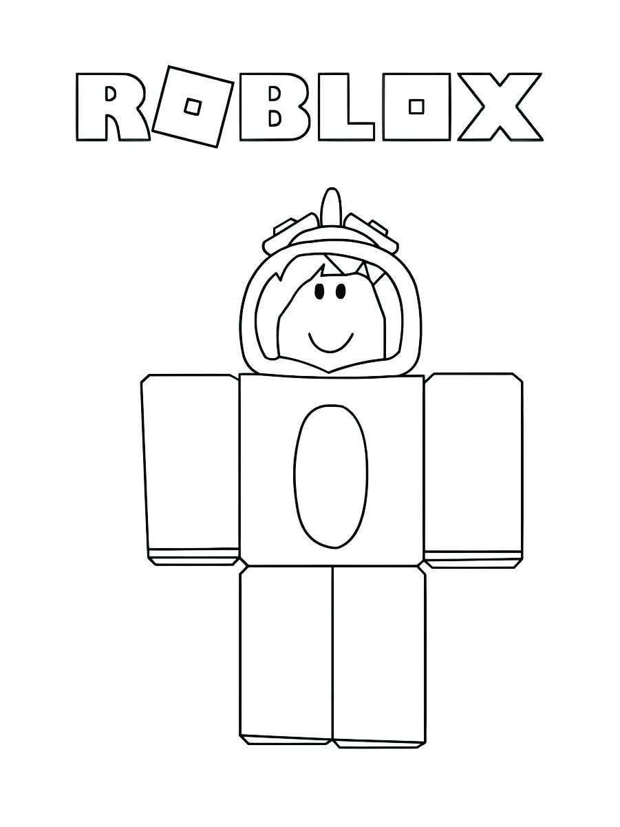 Roblox coloring page (8)