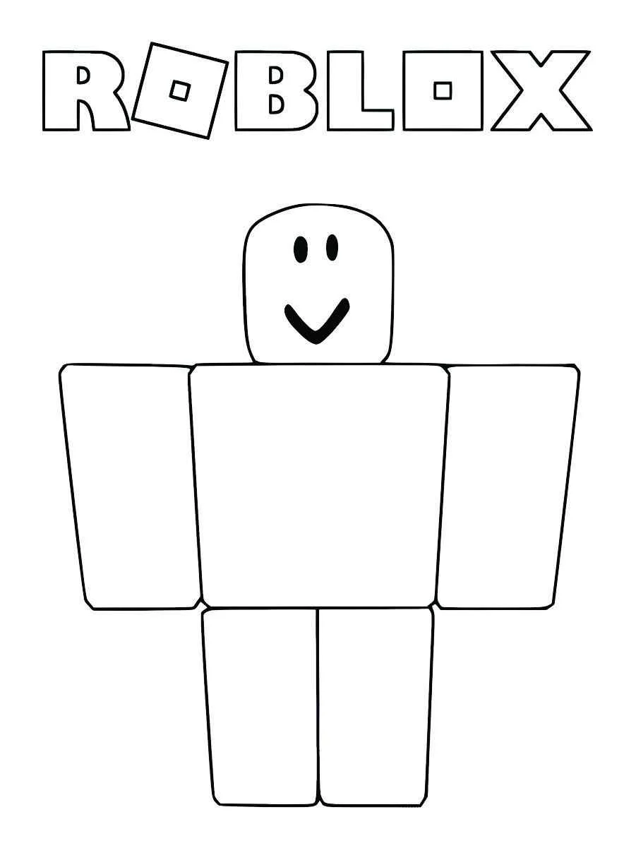 Roblox coloring page (9)