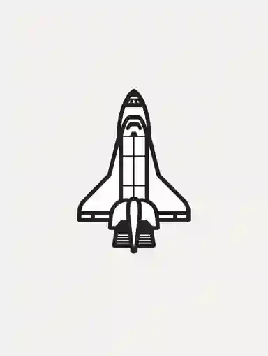 Rocket coloring page (1)