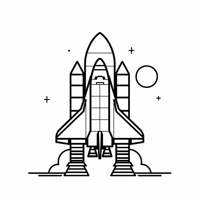 Rocket coloring page (12)