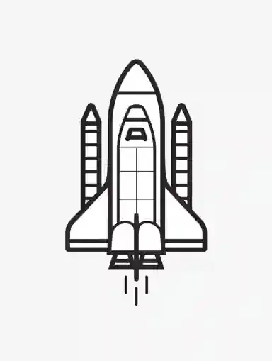 Rocket coloring page (7)