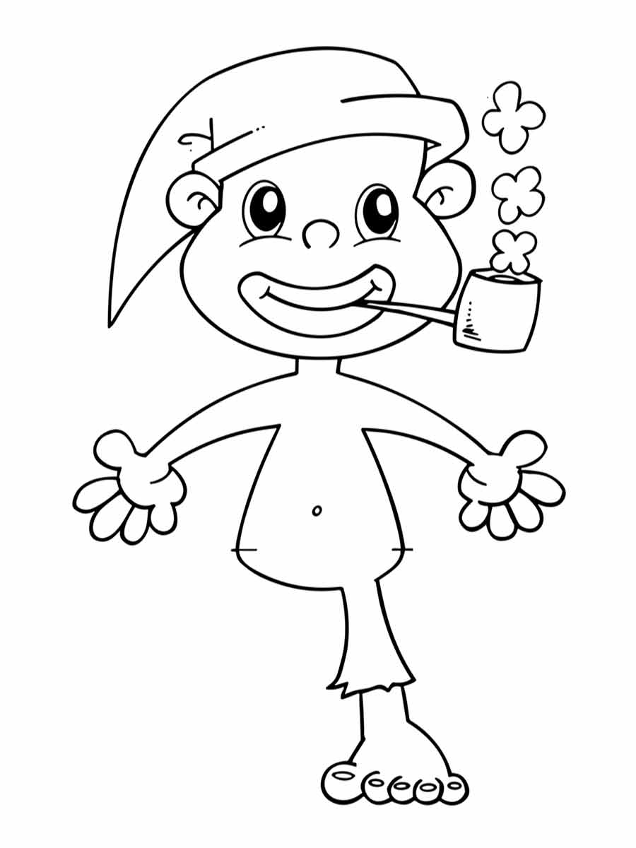 Saci pererê coloring page (20)