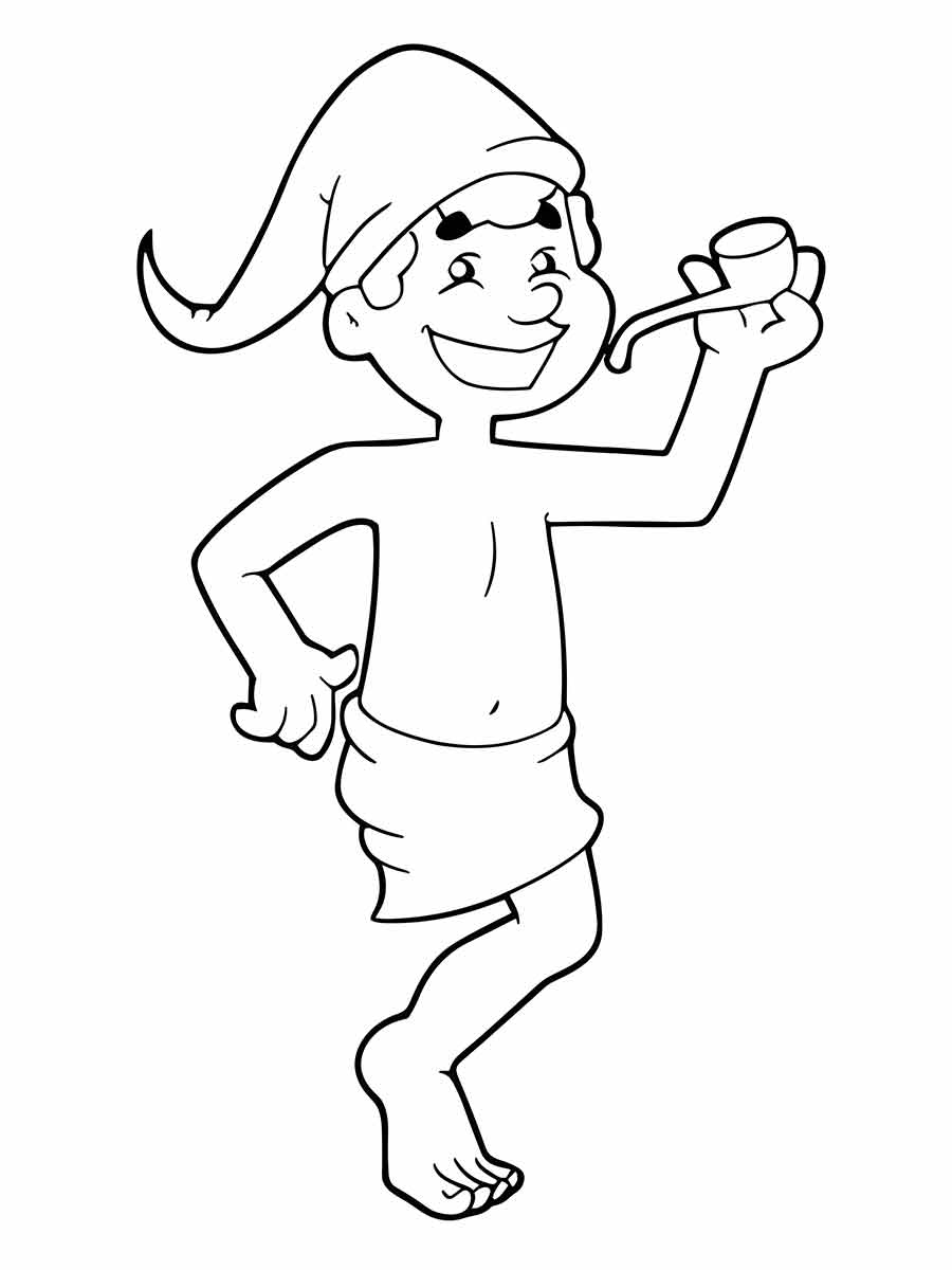 Saci pererê coloring page (21)