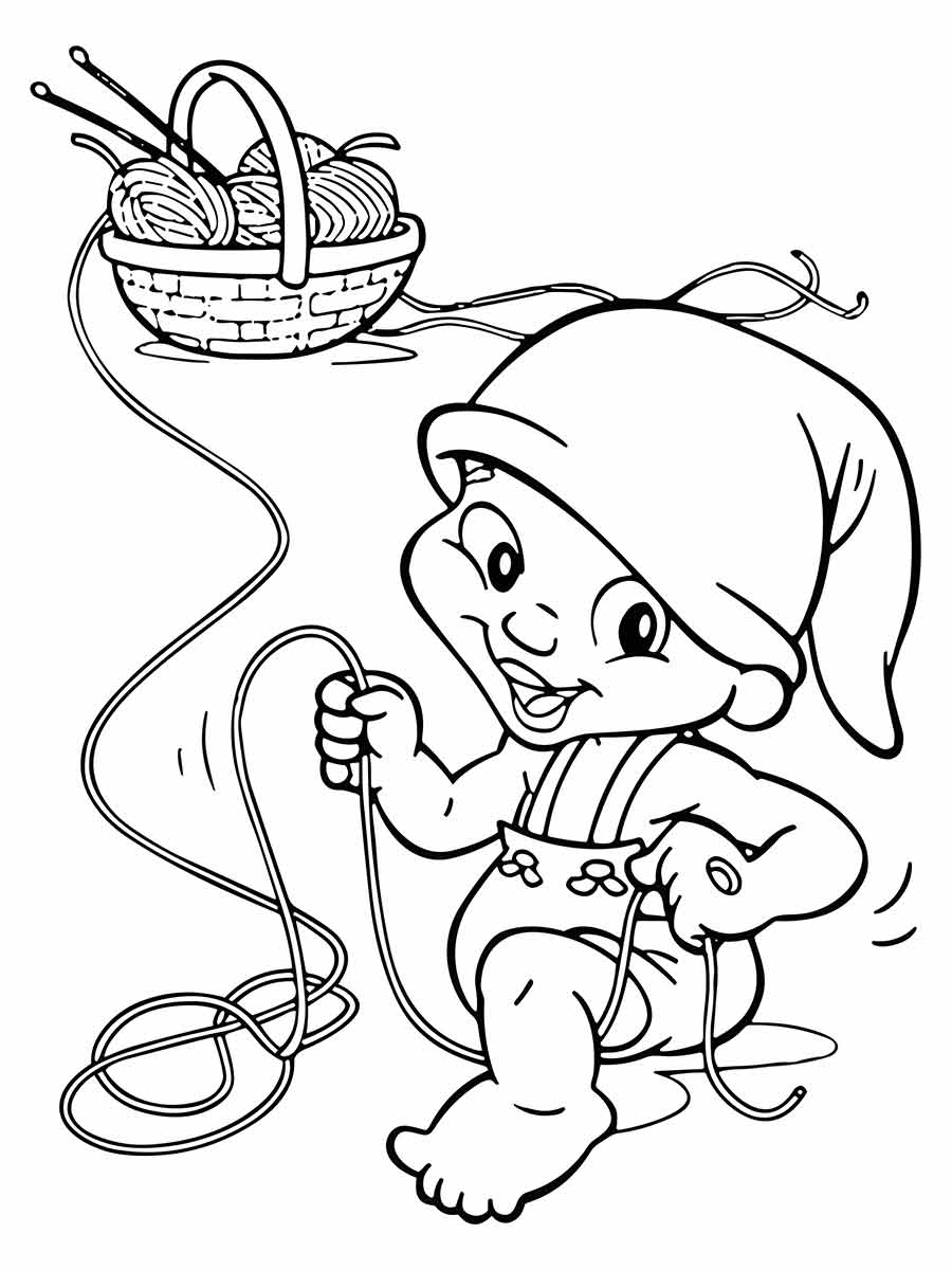 Saci pererê coloring page (6)