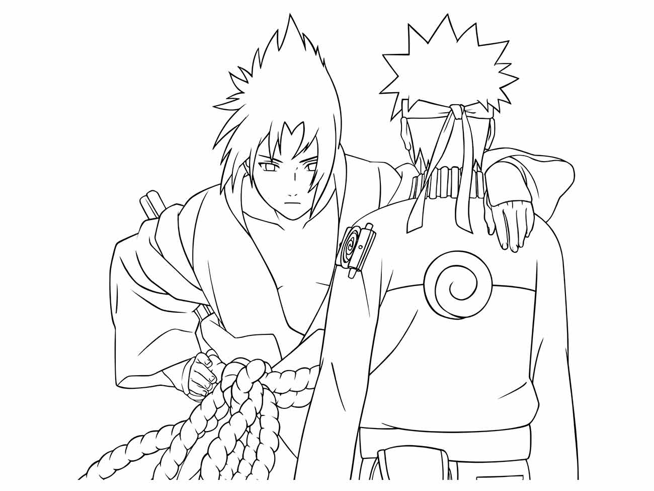 Sasuke coloring page (10)