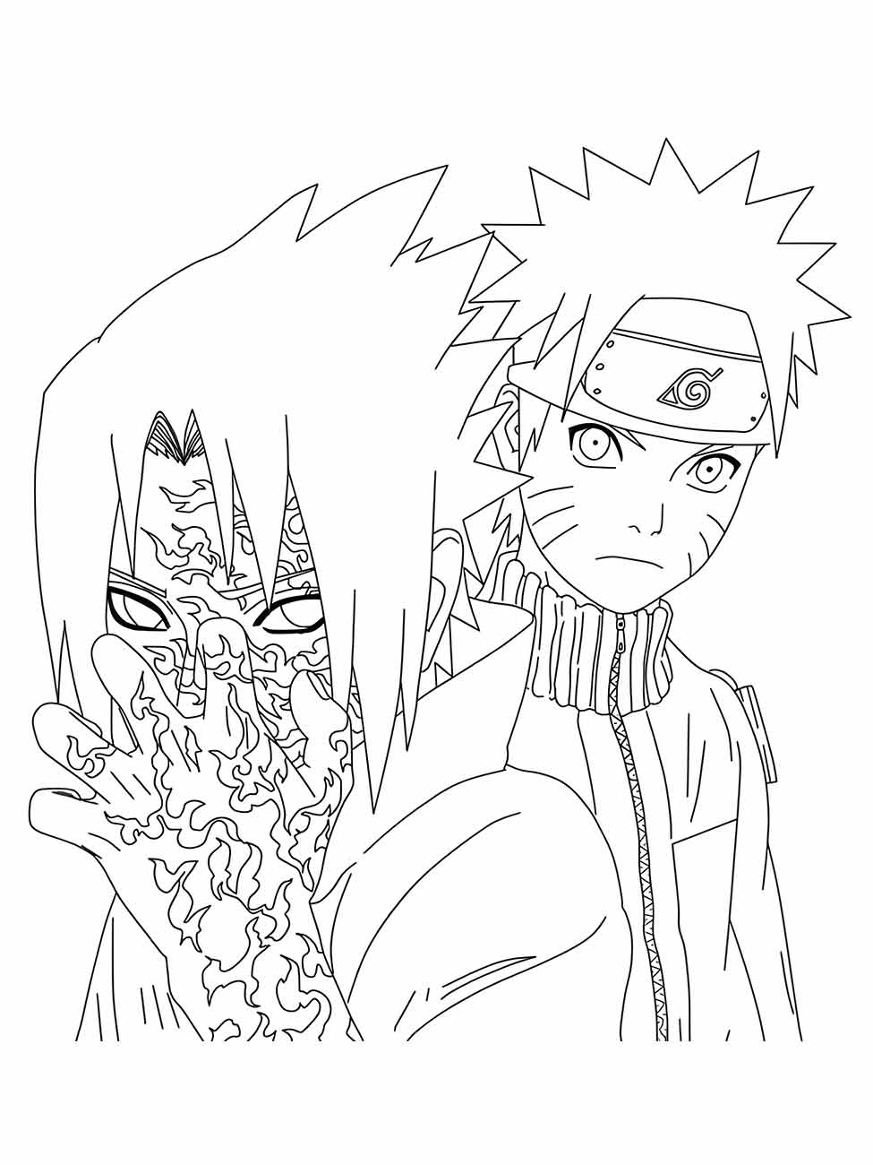 Sasuke coloring page (14)