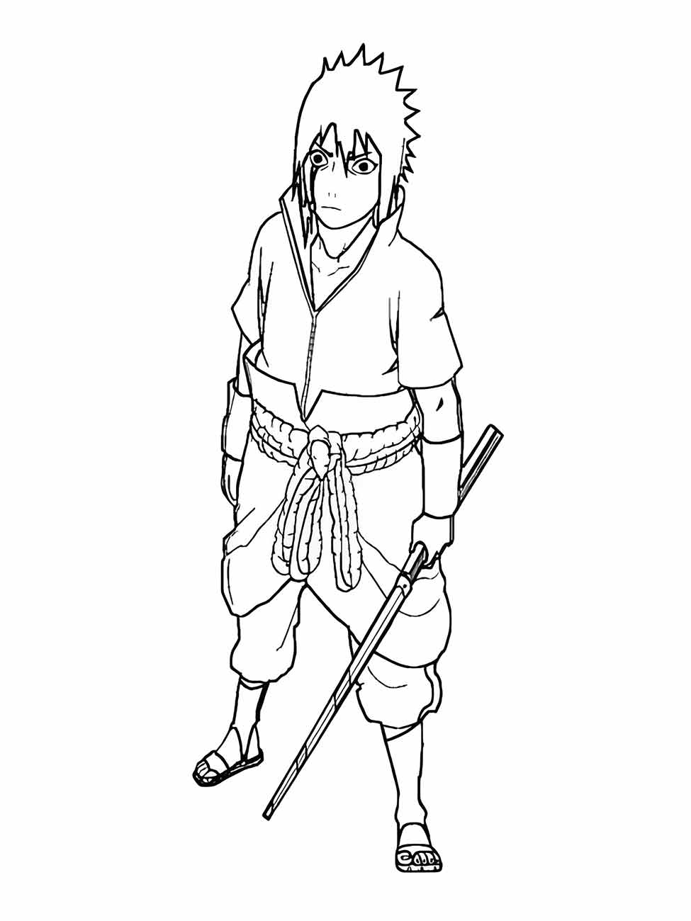 Sasuke coloring page (15)