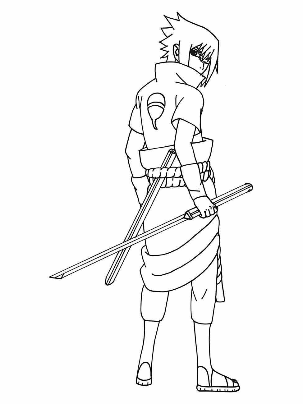 Sasuke coloring page (25)