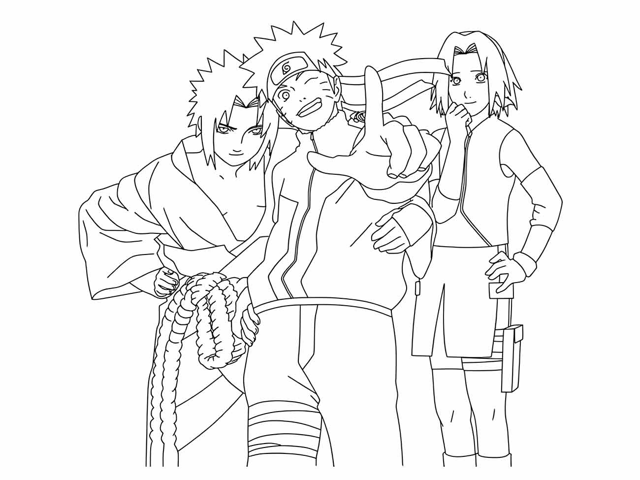 Sasuke coloring page (5)