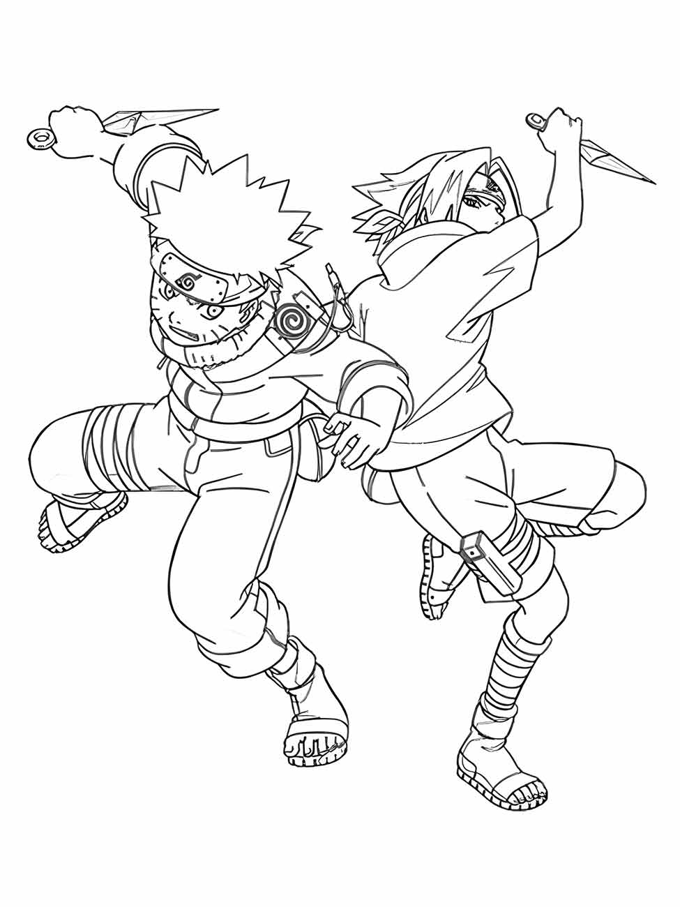 Sasuke coloring page (6)