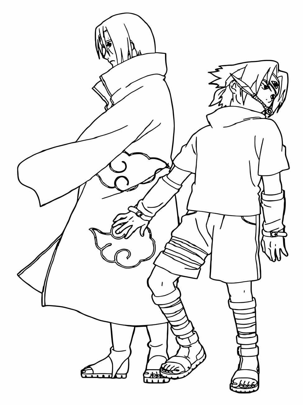 Sasuke coloring page (9)