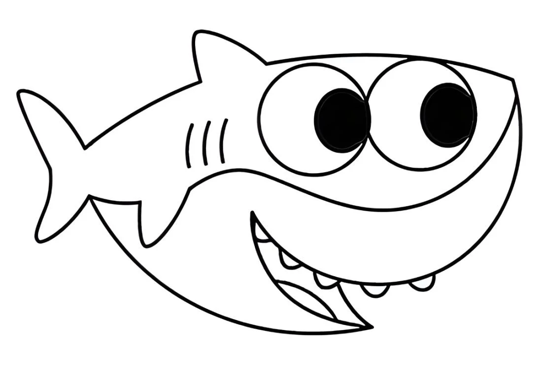 Shark coloring page (43)