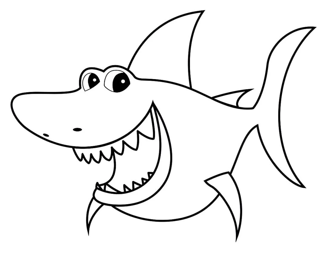 Shark coloring page (46)