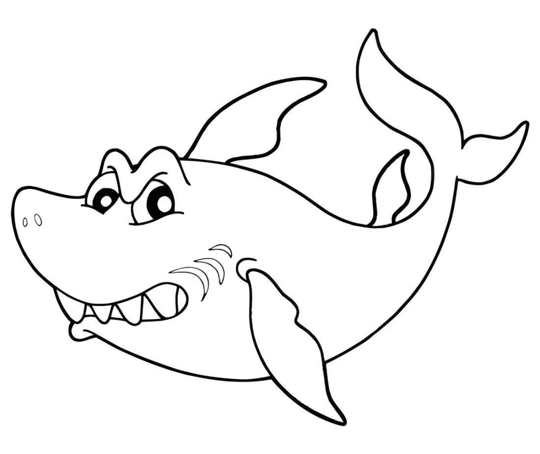 Shark coloring page (51)