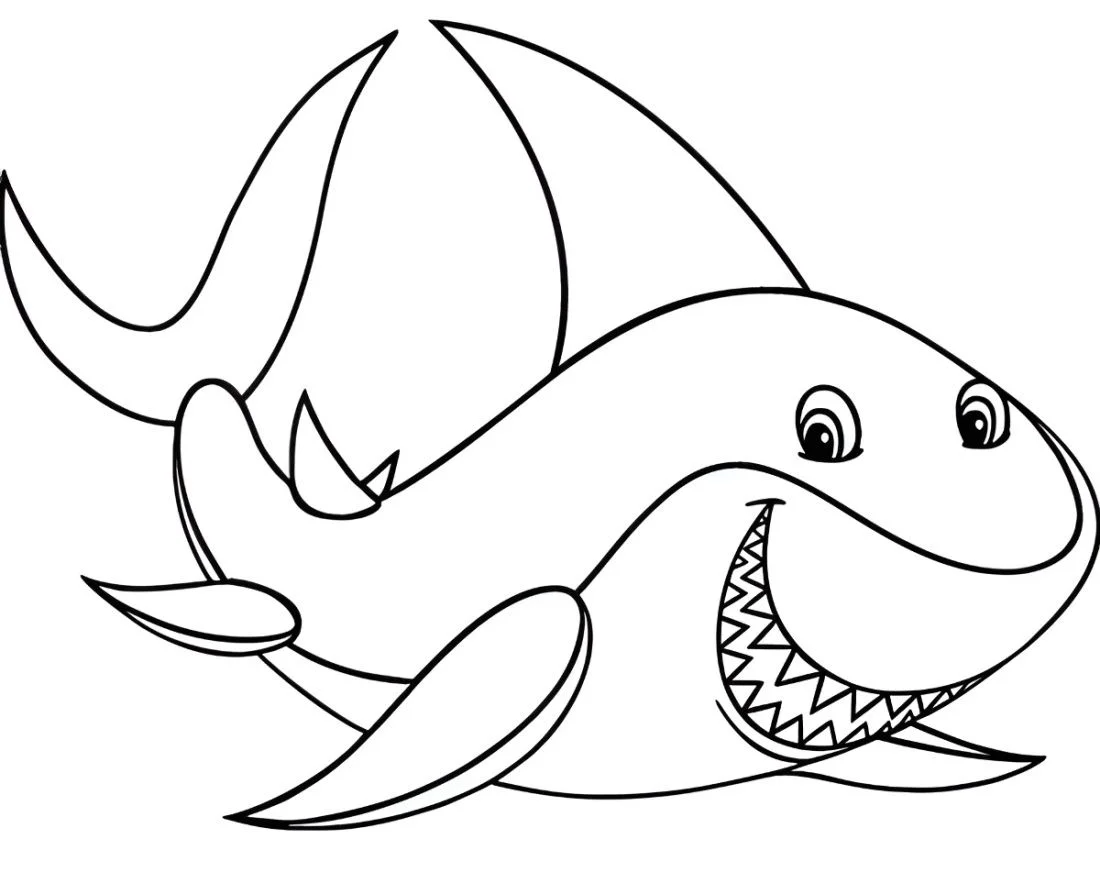 Shark coloring page (52)